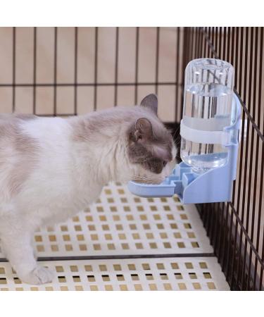 Gearific 500ml Pet Automatic Water Fountain Water Feeder Suspended Water Dispenser Small Animal Water Bottle for Cats Hamster Rabbits (Blue) - Buy Online on SooperMarket.com