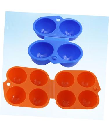 GLEAVI 6 Pcs Eggs 2 Grids Egg Case for Bbq Snap Lock Egg Holder for Fishing Barbecue Storage Box Travel As Shownx3pcs Mx3pcs - Buy Online on SooperMarket.com