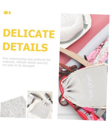 NOLITOY 8 Pcs Hair Dryer Storage Bag Anti-scratch Bags Storage Organizers Canvas Drawstring Bags Fabric - Buy Online on SooperMarket.com