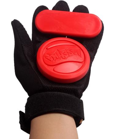 Andux Skateboard Slider Slide Glove HBST-05 Red - Durable Protection for Skateboarders - Buy Online on SooperMarket.com