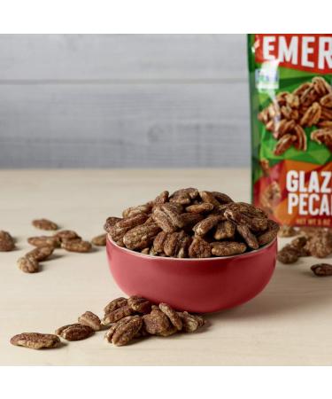 Emerald Nuts Glazed Pecans - 5 oz Resealable Bags (Pack of 6) - Buy Online on SooperMarket.com