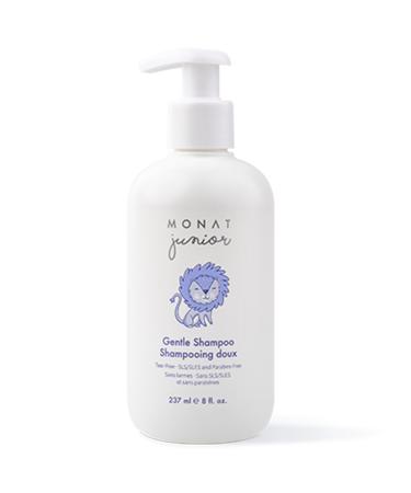 MONAT Junior Gentle Shampoo - A safe Gentle and Non-irritating Hair Shampoo for children. All Natural Tear-free Sulfate & Paraben-free - Net Wt. 237 ml / 8 fl. oz.
