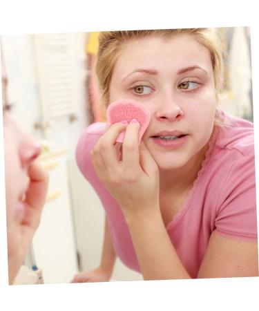 minkissy 28 Pcs Rabbit Ears Facial Brush Facial Exfoliating Brush Face Cleansing Tool Face Washing Brush Facial Cleansing Face Scrubber Handheld Miss Pink Silicone Brush Silica Gel Light Pinkx7pcs 7.5x7.5cmx7pcs - Buy Online on SooperMarket.com
