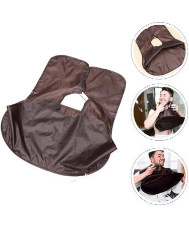 FRCOLOR Beard Shaving Cloth Bib - Men's Grooming Apron for Hair Cutting - Hair Catcher Cape for Beard Trimming - Polyester Material - Buy Online on SooperMarket.com