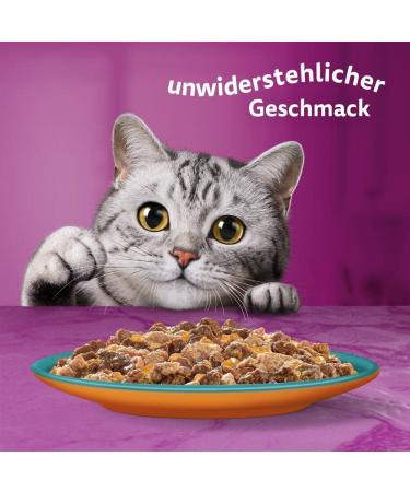 Whiskas Adult 1+ Katznassfutter Tasty Duo Surf & Turf in Jelly - 84 Portion Bags (7.14 kg) - Premium Wet Cat Food for Adult Cats - International Shipping Available - Buy Online on SooperMarket.com