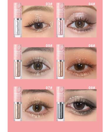 Buy Highly Pigmented Liquid Glitter Eyeshadow Set - Long Lasting Quick Drying Multi-Dimensional Sparkle for Mesmerizing Eyes | International Shipping Available - Buy Online on SooperMarket.com