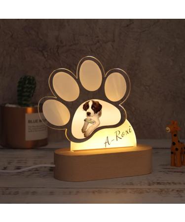 Personalized Photo LED Night Light Pet Dog Cat Paw Customized Pictures USB Tablet Lamp for Anniversary Christmas Lover Gifts (1 Color 1) 1 Color 1 - Buy Online on SooperMarket.com