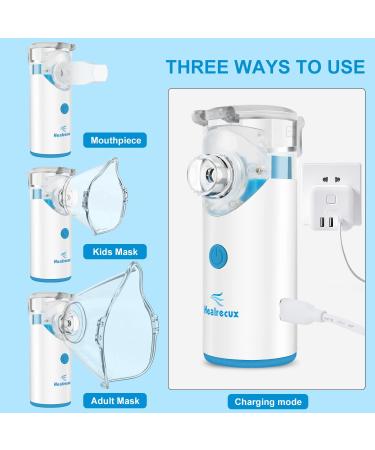 Healrecux Portable Mesh Nebulizer for Adults and Kids - Cool Mist, Two Modes - Buy Online on SooperMarket.com