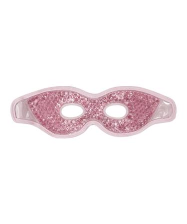 Colcolo cooling eye mask hot cold compresses and eye mask easy to use reusable gel bead eye mask with eyelids for pink