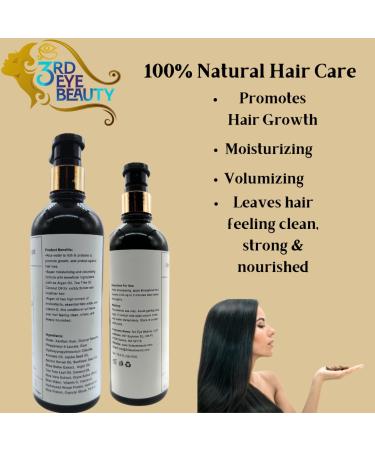 All-Natural Vegan Hair Conditioner | Sulfate & Silicone Free with Argan Oil Tea Tree Oil Aloe Vera & Rice Water | International Shipping - Buy Online on SooperMarket.com