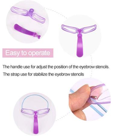 Professional 3D Eyebrow Assistant Multiple Styles Easy Simple Shaping for Beginners and Professionals - Buy Online on SooperMarket.com