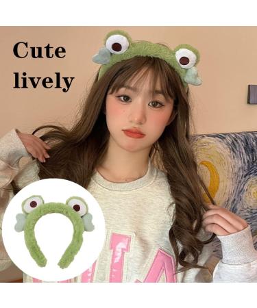 JLEivvi 2 Pieces Frog Makeup Headband Cute Frog Hair Hoop Frog Spa Headband Cartoon Frog Hair Bands Frog Hair Accessories For Face Washing Shower Sports Yoga Beauty Skincare - Buy Online on SooperMarket.com