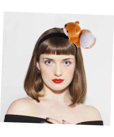 minkissy Plush Squirrel Headband Squirrel Shaped Headband Animal Headbands Squirrel Ears Headband Plush Headband Animal Hair Hoop For Women Girl - Buy Online on SooperMarket.com