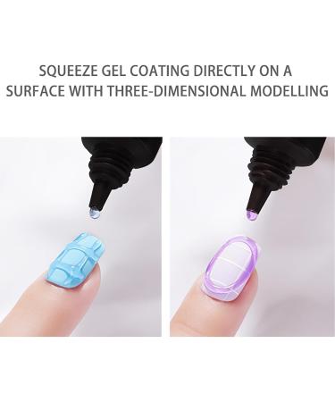 Joyeee 12 Colour Nail Sculpture Gel 10ml 5D Candy Jelly Nail Painting Gel DIY Modeling Nail Set Non-Stick Hand Multifunctional Soft Tubes 3D Carving Embossed Gel for Nail Art Decoration Nail Design nailgel038 - Buy Online on SooperMarket.com