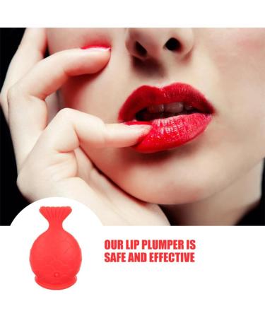 Baluue 2 Pcs Lips Enhancer Plumper Device Silicone Fish Shape Lip Plumper Natural Pouting Mouth Tool for Women Girls - Buy Online on SooperMarket.com