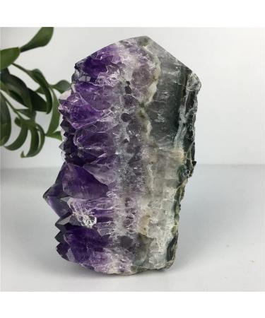 Tower Natural Amethyst Quartz Purple Crystal Stones Specimen Home Decoration Crafts Gift FUZEGRDLI