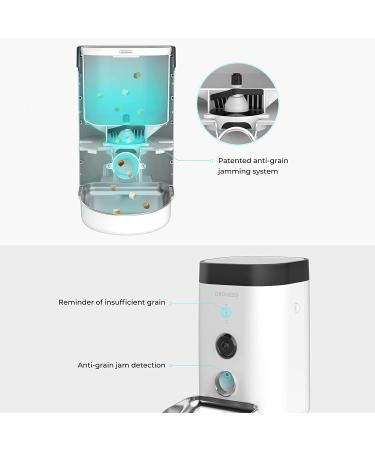 DOGNESS Automatic Cat Feeder with Camera | 1080P HD Video, Night Vision, WiFi | 2-Way Audio, Sensor Alerts | For Cat/Dog - Buy Online on SooperMarket.com