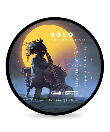 The Goodfellas' Smile Luxury Shaving Soap Formulated for Use with A Shaving Brush Made in Italy (Solo) 3.5 Fl Oz (Pack of 1)