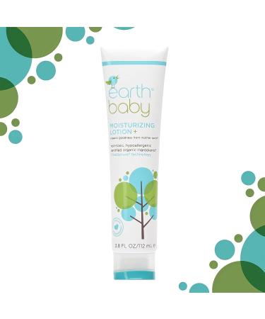 Earth Baby Moisturizing Lotion | Hypoallergenic, Natural & Organic | Sensitive Skin Care for Babies, Toddlers & Kids | 3.8 Fl Oz - Buy Online on SooperMarket.com