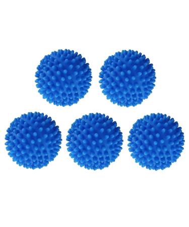 KOMUNJ 5 Pcs Laundry Tumble Dryer Balls Dryer Balls Reusable Washing Balls Dryer Balls Washing Ball Durable Plastic Dryer Balls for Speeding Drying and Reducing Creases