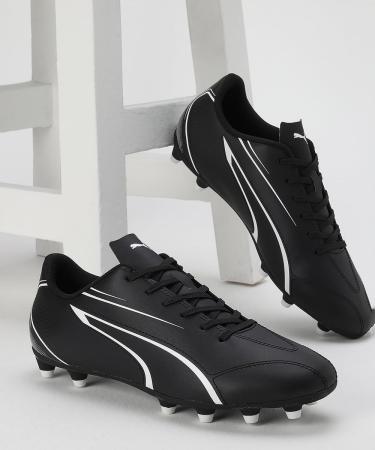 PUMA Men's Vitoria FG/AG Football Shoe - Size 44 EU - Puma Black & White - International Shipping Available - Buy Online on SooperMarket.com
