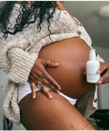 Bump Gloss Stretch Mark Belly Oil - Non-Greasy Toxin-Free Formula | Enhance Skin Elasticity | 4 Ounce for Stretch Mark Prevention - Buy Online on SooperMarket.com