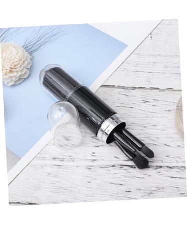 NOLITOY Portable Cosmetic Brush Set - 4-in-1 Retractable Makeup Brush Double Ended Boxed for Home Use - Perfect Travel Size Beauty Set in Black - Buy Online on SooperMarket.com