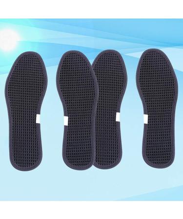 EXCEART 2 Pairs Bamboo Charcoal Odor Control Shoe Insoles - Size 40 Black 24x5cm - Buy Online on SooperMarket.com