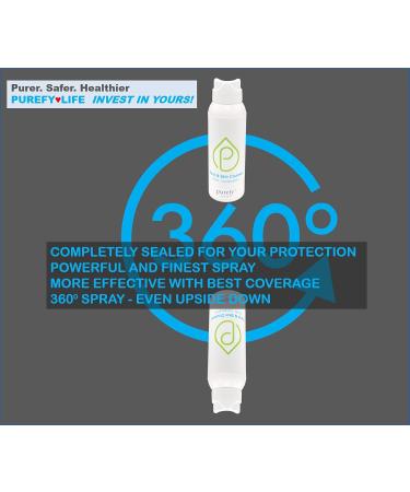 Buy Purefypro Hand and Skin Cleanser 100ml 2pk - Deep Cleansing Aersol Spray with Hypochlorous Technology | Non-Irritating & No Residue - Buy Online on SooperMarket.com