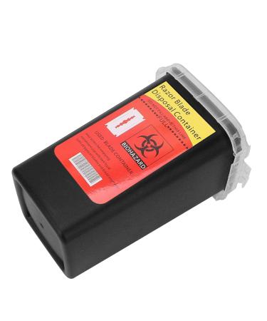 Large Capacity Blade Dispenser Case | One-Way Razor Meter Container for Hair Salons | Black Recycling Storage Solution - Buy Online on SooperMarket.com