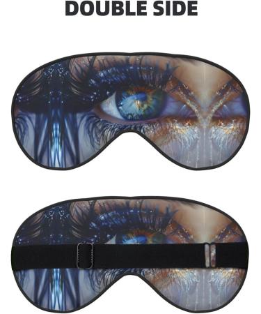 SSIMOO Eyelash Soft Sleep Eye Mask | Breathable Eye Patch for Women | Perfect Travel Accessory | Relaxation & Comfort Black - Buy Online on SooperMarket.com