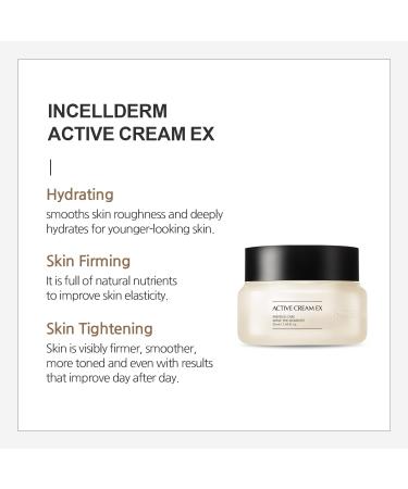 Incellderm Active Cream EX 50ml | Facial Moisturizer for Korean Skin Care and K-beauty | Gadi Place - Buy Online on SooperMarket.com