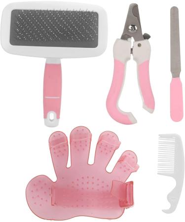 Small Pet Grooming Set Deep Cleansing Humanized Rabbits Grooming Kit Easy Fast for Small Animal(Large pink) - Buy Online on SooperMarket.com
