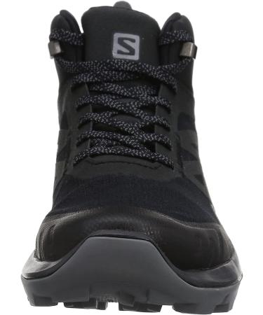 Salomon Men's OUTPULSE Mid Gore-Tex Hiking Boots - 11.5 Black/Ebony/Vanilla Ice - Buy Online on SooperMarket.com