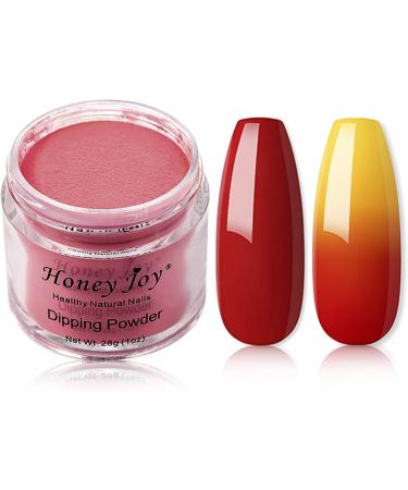 28g/Box Red and Beige Temperature Color Change Dip Powder Nails Dipping Nails Long-lasting Nails No UV Light Needed (No.10) Dip - W-No.10 - UKA - Buy Online on SooperMarket.com