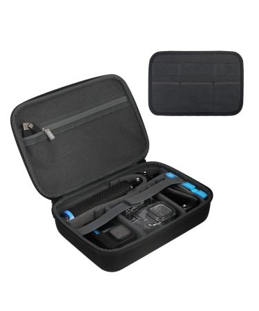 JSVER Hard Case for GoPro Cameras Carrying Case For Gopro Hero 11/10/9/8/7/AKASO EK7000/AKASO Brave 4 4K /Brave 7 LE/Brave 8/AKASO V50X /insta360 and Other Action Cameras