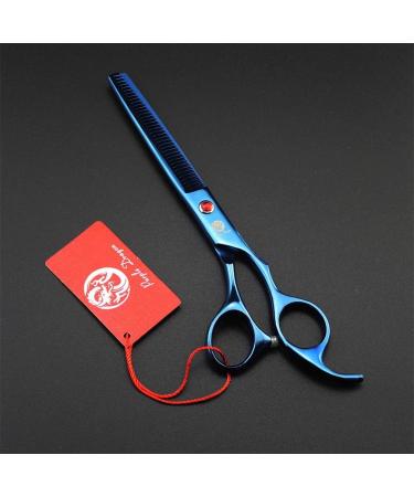 Purple Dragon PS02 Professional 7.0 inch 4PCS Pet Grooming Scissors Kit Japan Premium Steel Straight & Curved & Thinning Blade Dog Hair Cutting Shears Set with Case Blue - Buy Online on SooperMarket.com