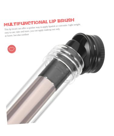 2 Pcs Lip Brush & Concealer Applicators - Lipstick Tool for Flawless Makeup Application | Travel-Friendly Makeup Brushes - Buy Online on SooperMarket.com