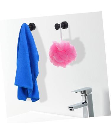ABOOFAN 4 Pcs Bathroom Towel Hook Heavy Duty Clothes Rack Purses Black Towel Hook Towel Hooks Towel Rack 3X1.8X1.8CMx2pcs Blackx2pcs - Buy Online on SooperMarket.com