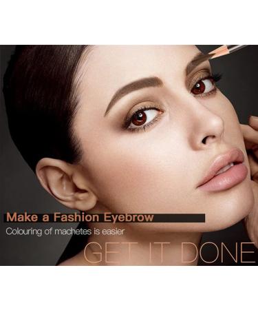 Go Ho 12 PCS Dark Brown Eyebrow Eyeliner Pencil Set - Waterproof Long-lasting Makeup Pencil Set, Brow Tint Pen - 12PC Dark Brown - Buy Online on SooperMarket.com