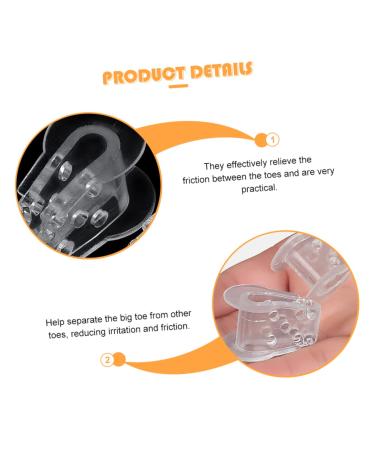 FRCOLOR Nail Tools 3 Pairs - Clip Board & Divider Nursing Care Set for Men - Toe Separator & Foot Valgus Protector - Thumb Splint - Buy Online on SooperMarket.com