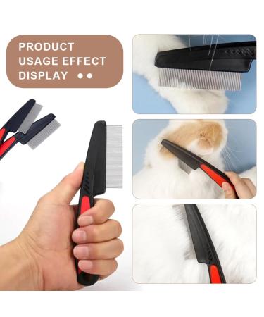 Premium KXUSW Flea Comb Set for Dogs & Cats Professional 3-Part Tool to Effectively Remove Fleas Lice & Loose Hair Keep Your Pets Clean! - Buy Online on SooperMarket.com