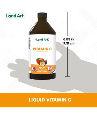 Vitamin C 250ml Immune System Support - Liquid Formula for Maximum Absorption - for Kids and Adults - Great Taste - Vegan - Non-GMO Gluten Free No Sugar Added - Made in Canada 250 ml (Pack of 1) - Buy Online on SooperMarket.com