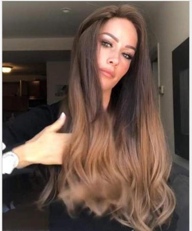 BGHJUE Yellow Long Curly Lace Front Human Wig for Black Women - Pre-Plucked Brazilian Remy Hair - Buy Online on SooperMarket.com