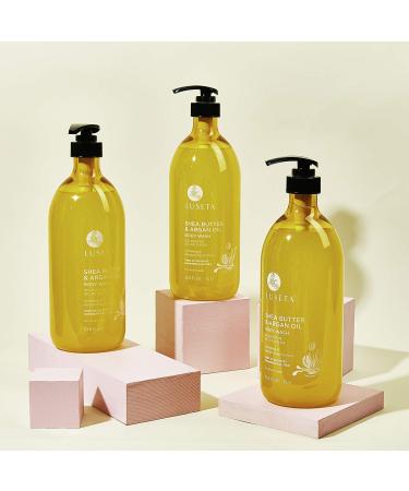 Luseta Shea Butter & Argan Oil Body Wash - Moisturizing Formula for Dry, Normal, and Combination Skin 33.8oz - Buy Online on SooperMarket.com