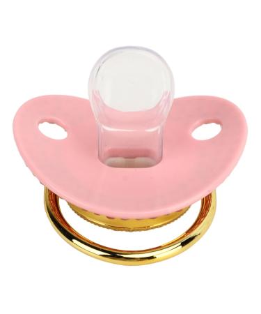 Gold Rhinestone Baby Pacifier Set | Lightweight Pacifier for 6-18 Months | Stylish Baby Home Use (Letter H) - Buy Online on SooperMarket.com