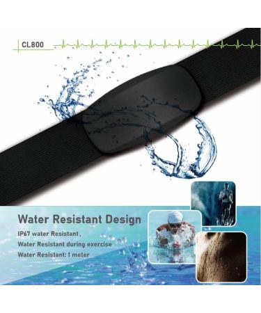 Karmatech HRM CL800 Heart Rate Knife - Bluetooth 4.0 Waterproof Adjustable | Perfect for Indoor & Outdoor Sports | Compatible with Nike Run Club & Runtastic Pro - Buy Online on SooperMarket.com