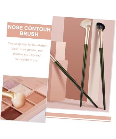 Baluue 4pcs Nose Shadow Brush Makeup Tool Flat Concealer Brush Angled Brush Makeup Brush Contour Brush Angled Eye Shadow Brush Concealer Brush under Eye Cosmetic Brush Eyeshadow Brush - Buy Online on SooperMarket.com
