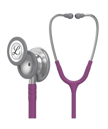 3M Littmann Classic III Monitoring Stethoscope Plum Tube 69 cm 5831 Standard Chestpiece/Stem/Headset Plum Tube Single