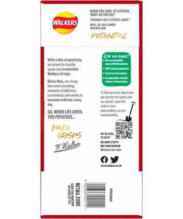 Walkers Classic Variety Crisps Box 20x25g - 500g Multipack (Pack of 1) - Buy Online on SooperMarket.com